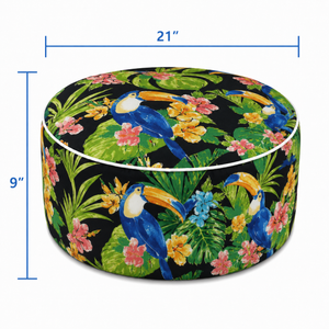 Outdoor Inflatable Ottoman 21"x21"x9"