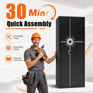 Biometric Large Gun Safe with Fingerprint Password Lock