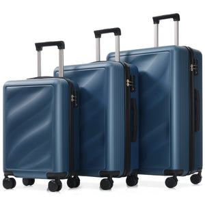 Luggage Set 3 Piece Lightweight Durable ABS Suitcases with TSA Lock