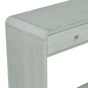 onsole Table With 3 Drawers And Display Shelf