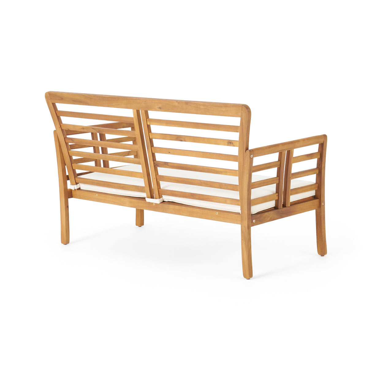 Outdoor caydon love seat, cream