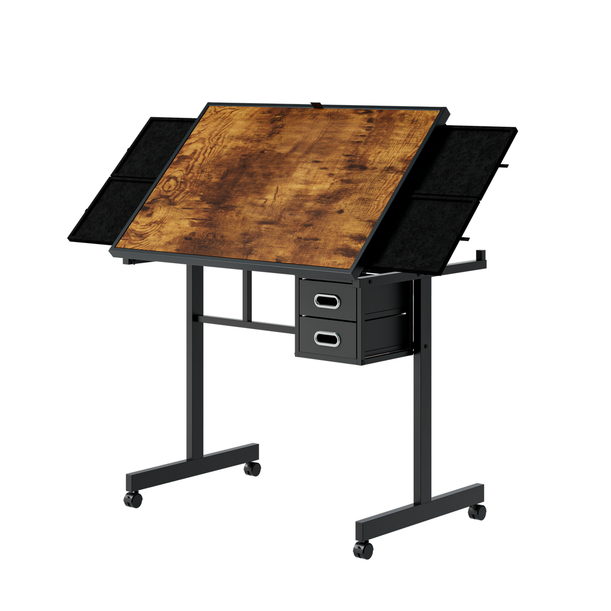 1000 Pieces Jigsaw Puzzle Metal Table with 4 Trays and 2 Drawers