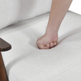 Sagebrooke Solid Wood Modern Accent Chair