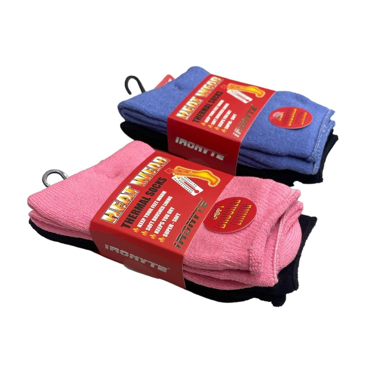 8-Pair Women's Ironyte Heat Wear Winter-Warm Thermal Socks