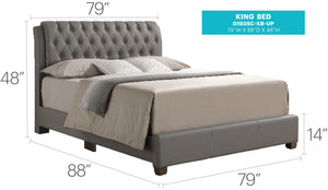 Tufted Upholstered Bed