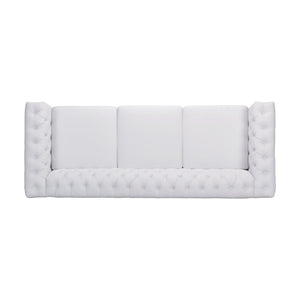 Chesterfield Style 3 Seater Sofa With Deep Button Tufting