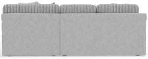 Logan - Upholstered Sectional With Comfort Coil Seating - 46" Cocktail Ottoman And Accent Pillows Included