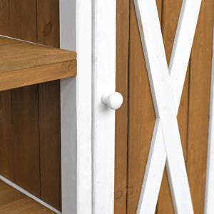 Foldable Outdoor Kitchen Island Patio Prep Station