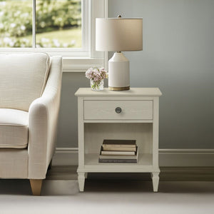 Victoria Nightstand with Open Storage - French Design - Multiple Colors