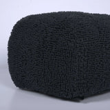 Spongy Microfiber Square Pouf Soft Seating
