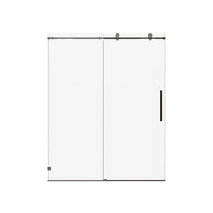 Frameless, Single Sliding Soft Close Shower Doors, 5/16" Sgcc Tempered Glass