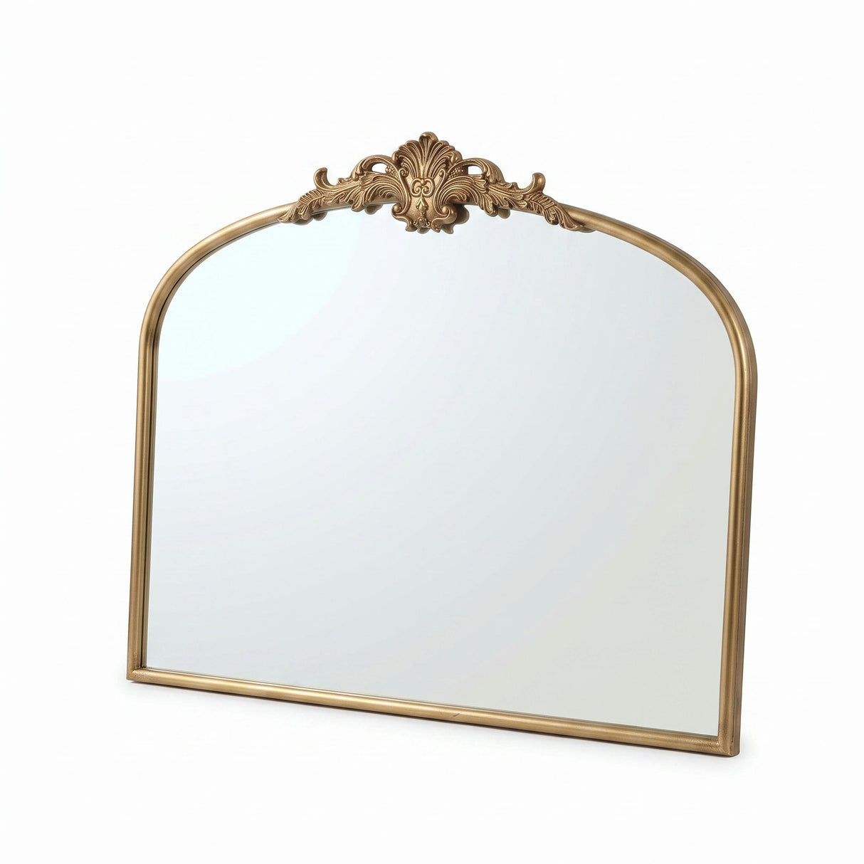 32''x24.4'' Baroque Vintage Arched Wall Mirror
