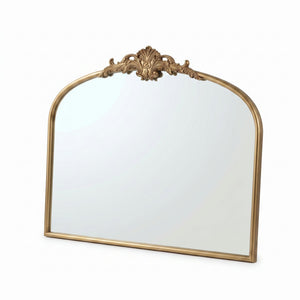 32''x24.4'' Baroque Vintage Arched Wall Mirror