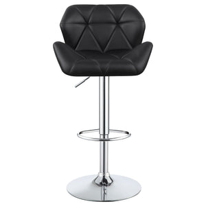 Adjustable Bar Stool With Height-Adjustable Base (Set of 2)