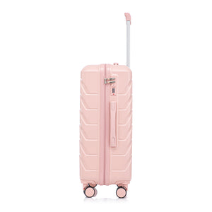 Set 3PCs 20'/24'/28' ABS Spinner Wheel Luggage - Pink