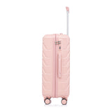 Set of 3 ABS Spinner Wheel Luggage - Pink
