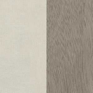 Upholstered Dining Chair With Rolled Edge Seat Back (Set of 2) - Beige