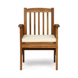 7 Pieces Acacia Wood Outdoor Dining Set