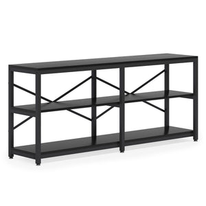 Console Table With X Back Design, Extra Long Storage