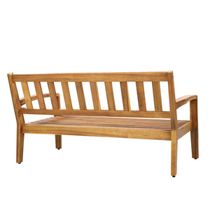 2 Piece Outdoor Conversation Set (Loveseat & Coffee Table With Water-Resistant Cushions)