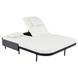 TREXM Outdoor Daybed with Adjustable Backrest