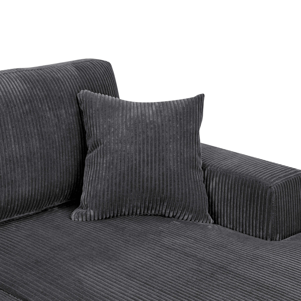 The Sara Modular Corduroy U-Shaped Sectional Sofa