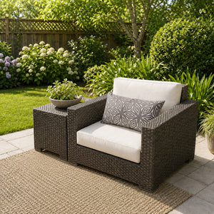 2 Pack Outdoor Lumbar Pillow Covers