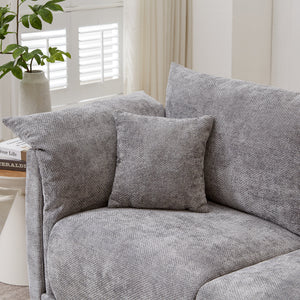 98.5' 3-Seater Sofa in Contemporary Grey