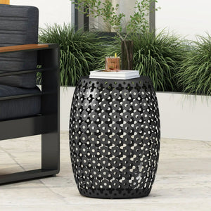 Modern Design, Metal End Table, Large