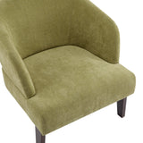 Windsor Mid-Century Accent Chair - Soft Fabric Upholstery