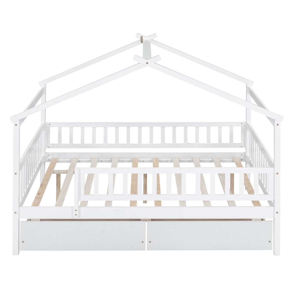 House Bed With 2 Drawers