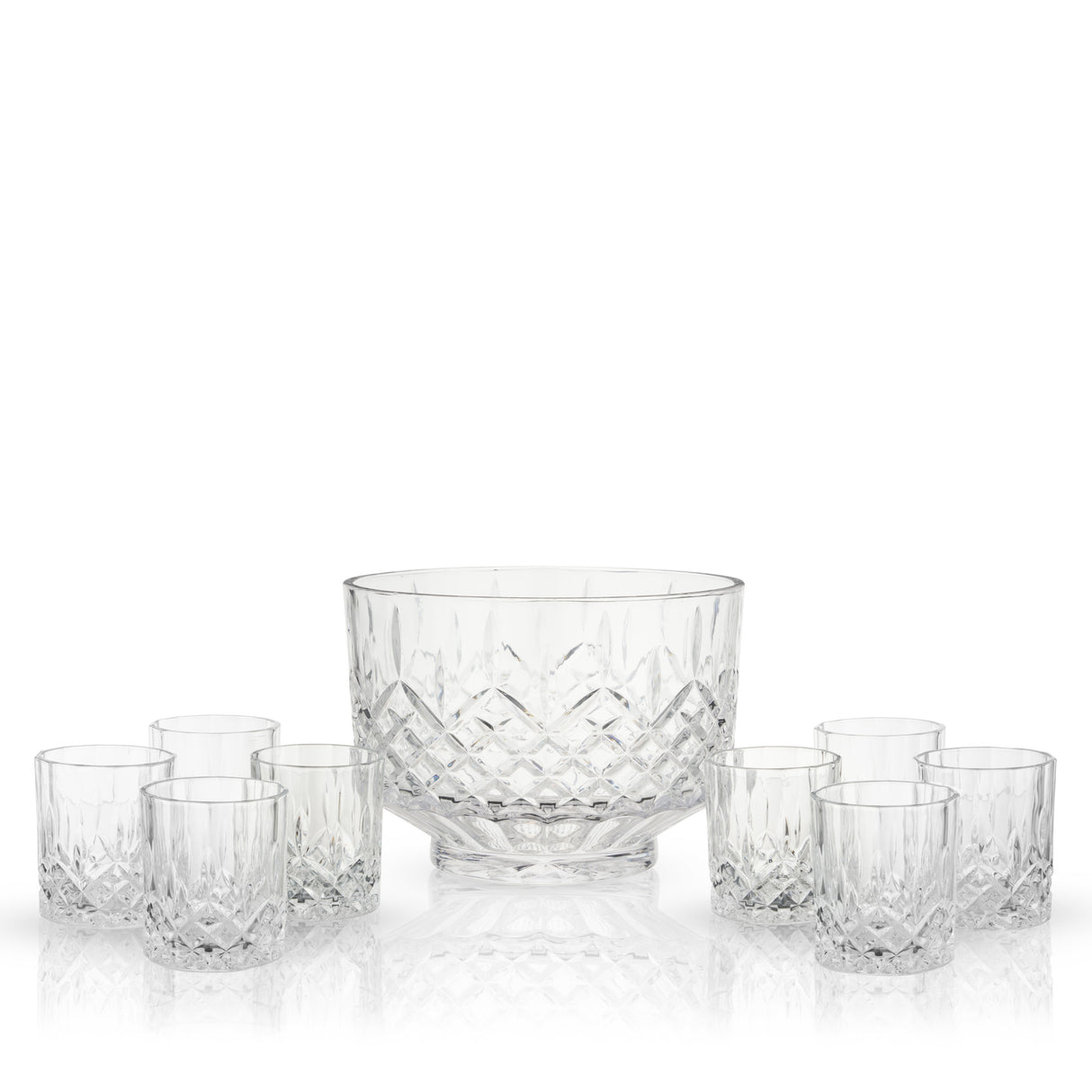 9-piece Admiral Punch Bowl with Tumblers Viski®