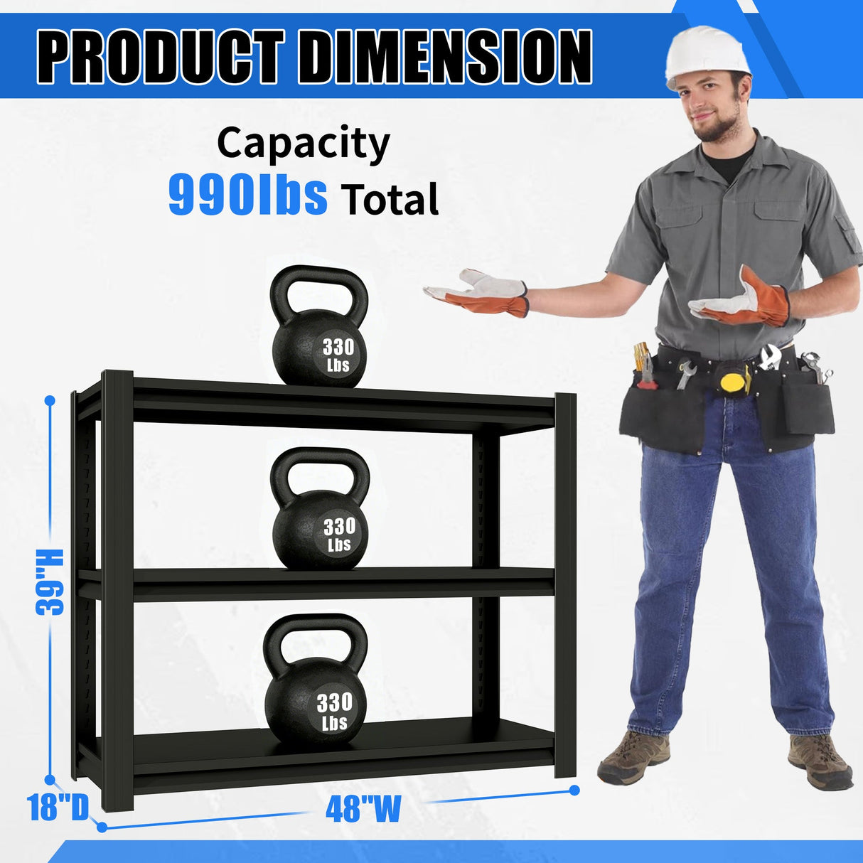 30-40 Gallon Fish Tank Stand - Metal Aquarium Stand