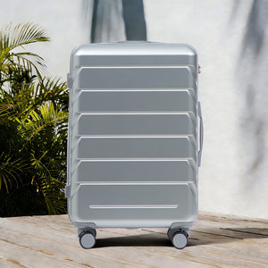 28 Inch ABS Hard Shell Large Travel Checked Luggage - Silver