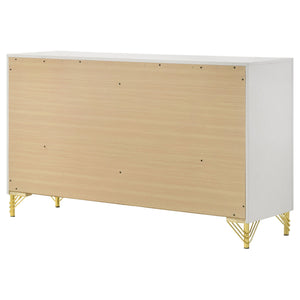 Chesney - 6 Drawer Bedroom Dresser - White