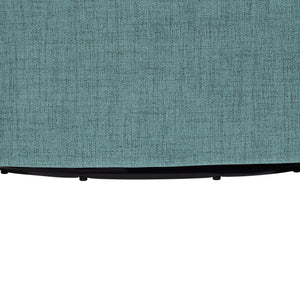 Solitude - Skirted Swivel Accent Chair With Hemp Like