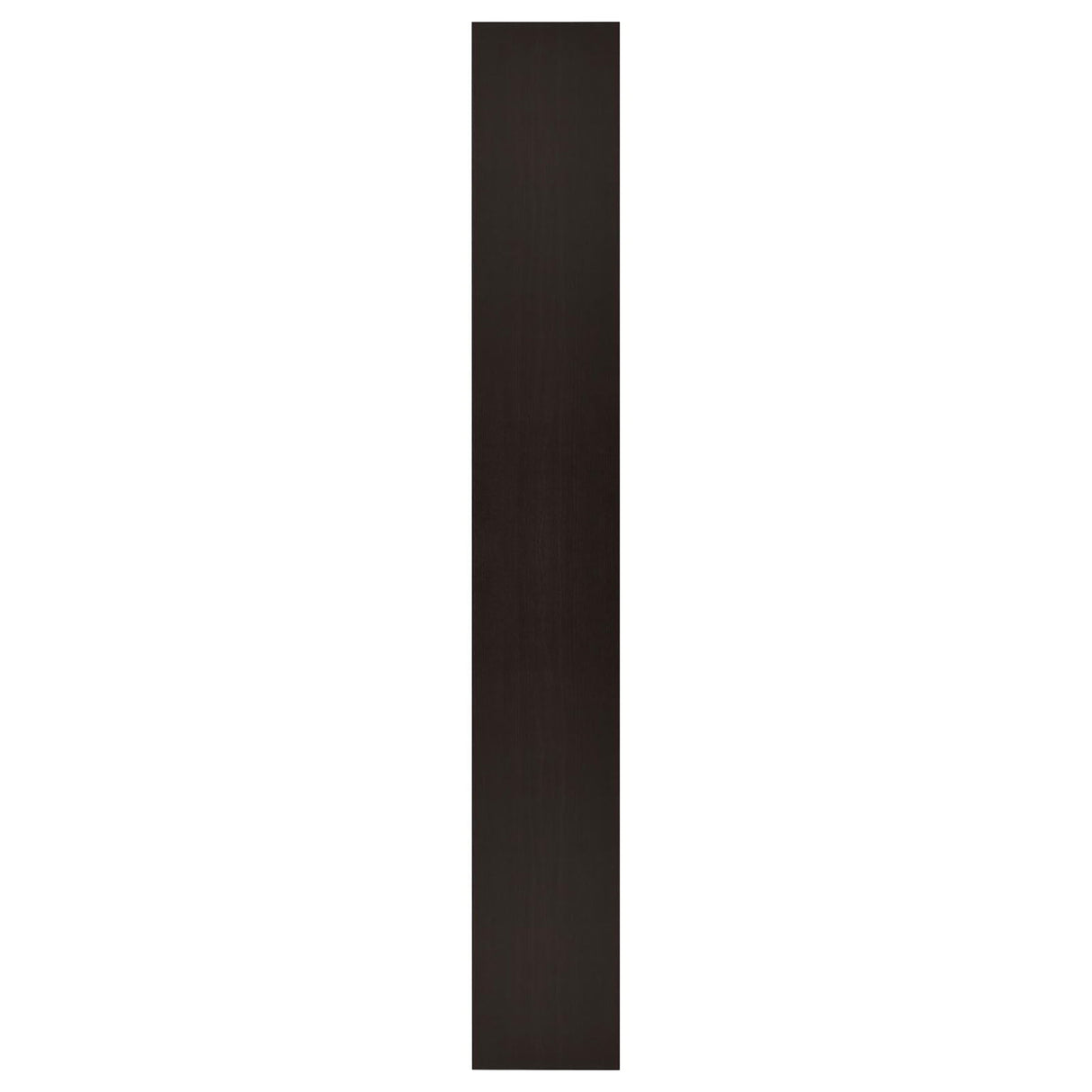 Rectangular Bookcase Tall Slim Storage With 9 Shelves - Brown