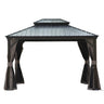 12' X 14' Hardtop Gazebo With Drainage System