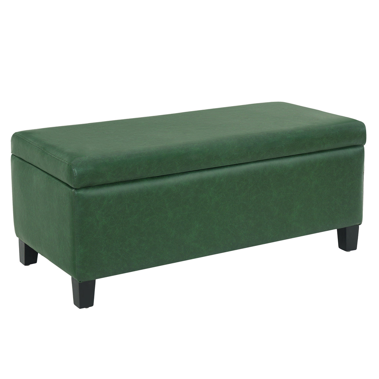 Storage Ottoman with Flip-Top Lid