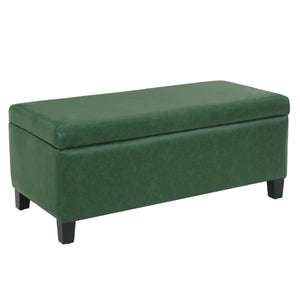 Storage Ottoman with Flip-Top Lid