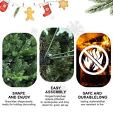 4FT Green PVC and PE Christmas Tree with 919 Tips