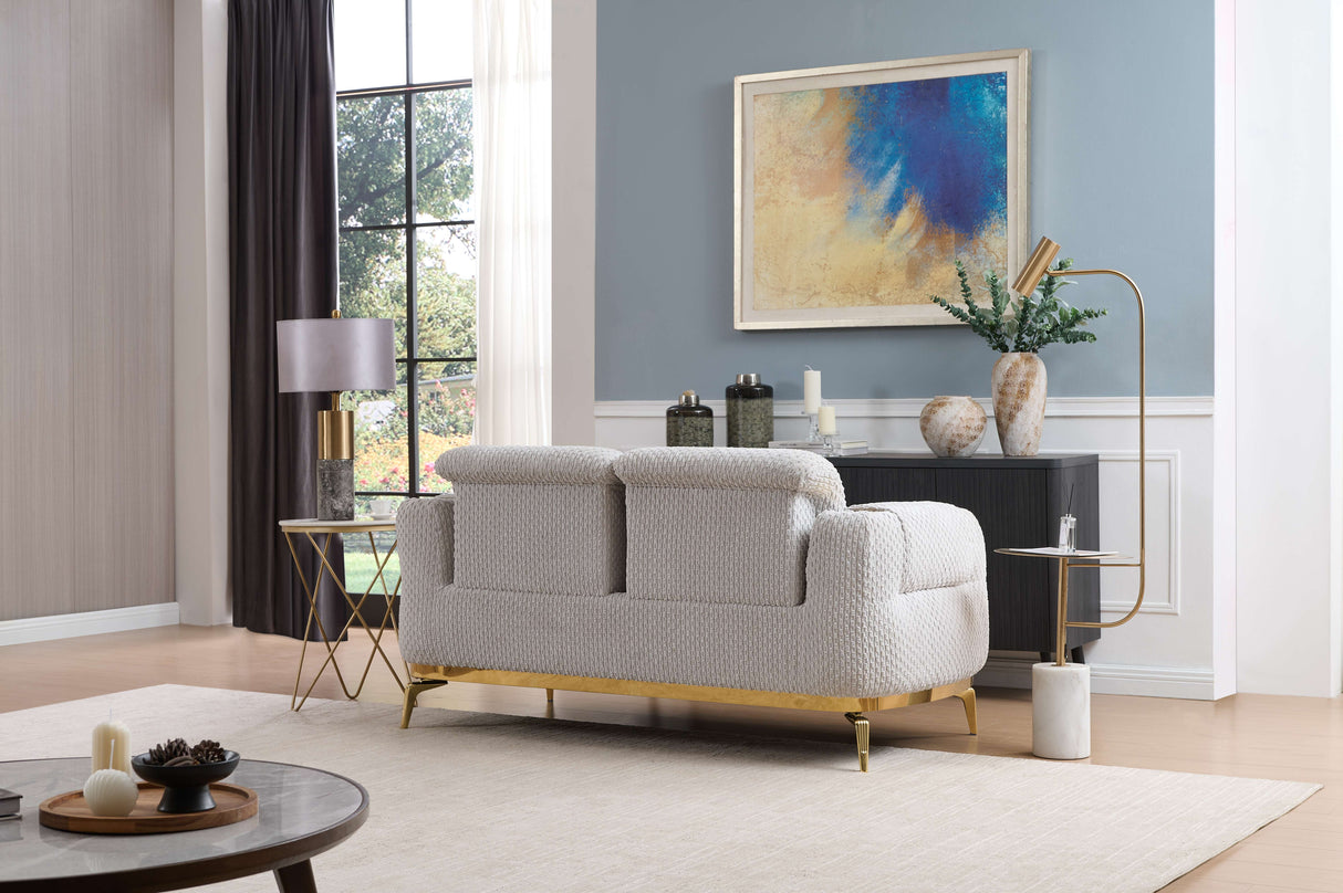 Zoe Modern Style 2PC Living Room Set
