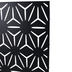 Outdoor & Indoor Metal Privacy Screen, Freestanding Decorative Panels