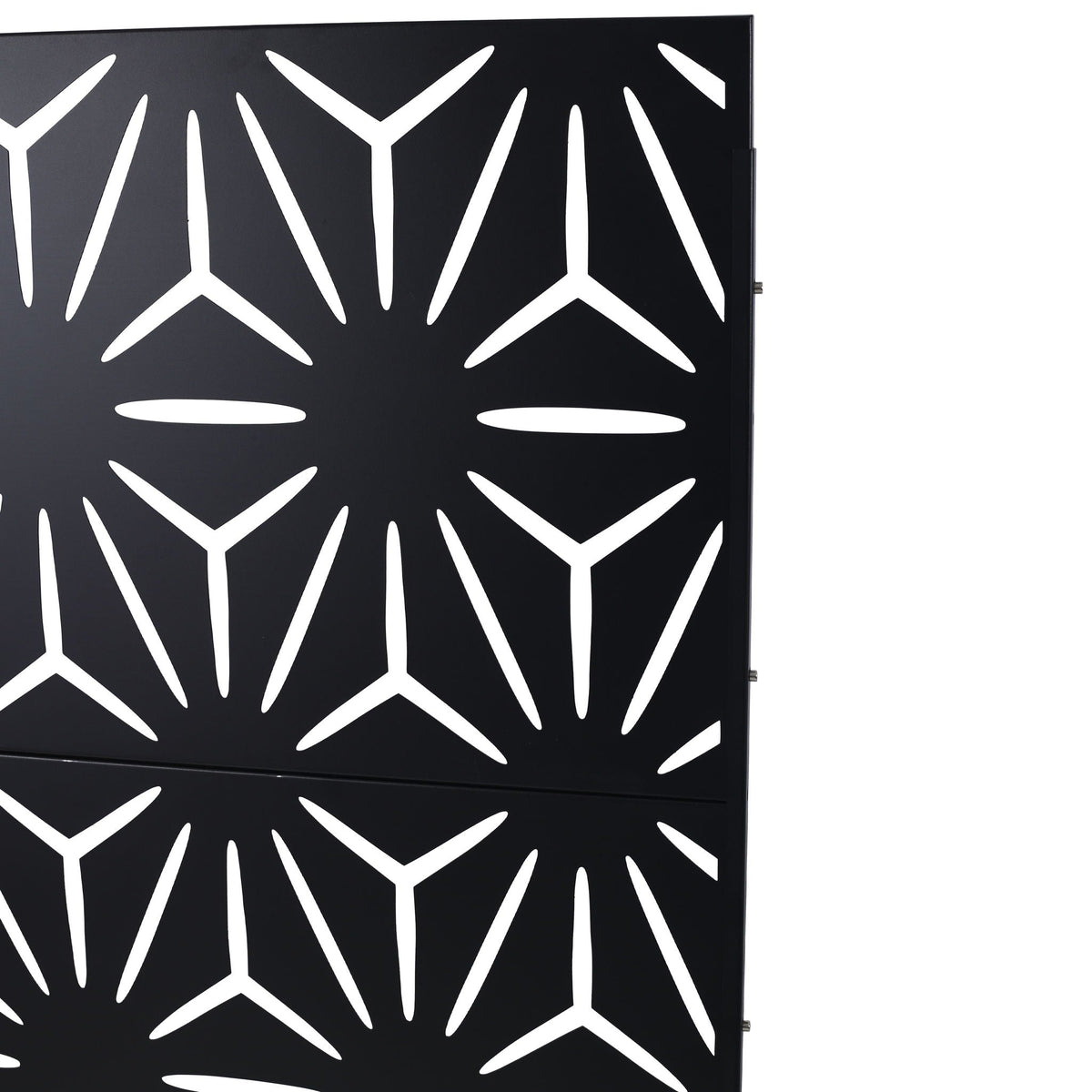 Outdoor & Indoor Metal Privacy Screen, Freestanding Decorative Panels