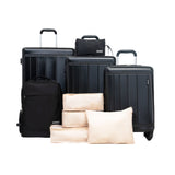 9-Piece Black Luggage Set by GigaTech with TSA Lock