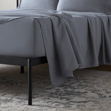 Weekender 90gsm Microfiber Sheet SetTwinCharcoal