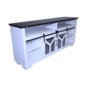 Stylish 65.3" TV Stand with LED Light Strips