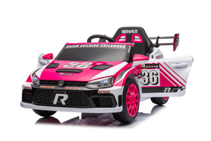 12V4A 20W*2 One Button Start, Forward And Backward, High And Low Speed, Music, Front Light, Power Display, Two Doors Can Open, 2.4G R / C, Seat Belt Four Wheel Absorber Kids Ride On Car