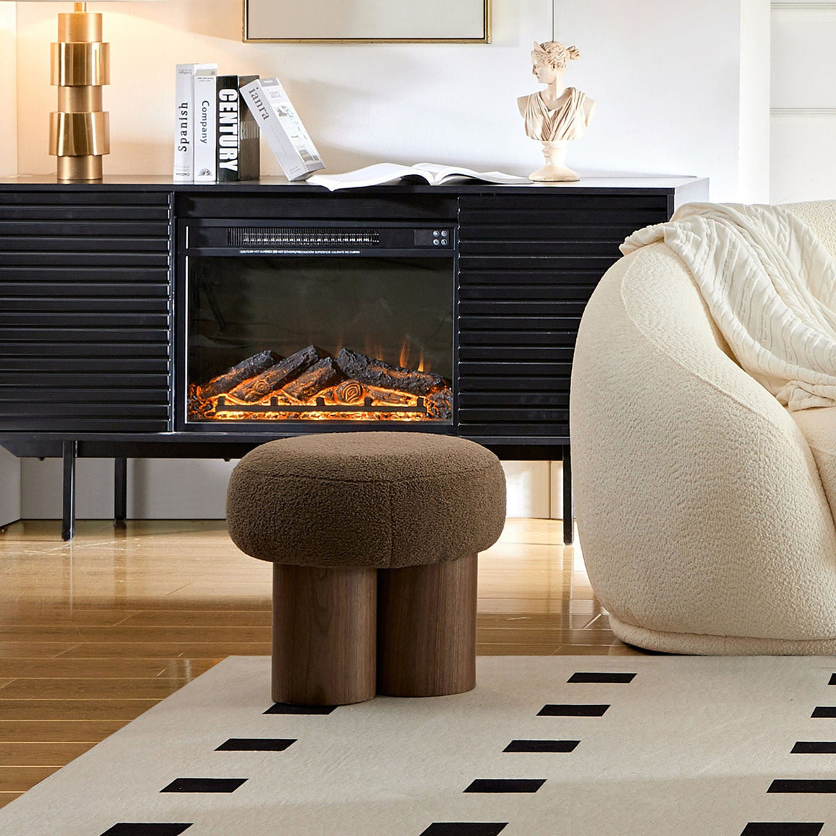 Versatile Mushroom Stool With Cushion