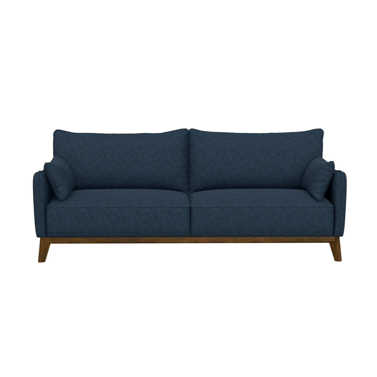 Sofa Wide With Attached Legs - Blue